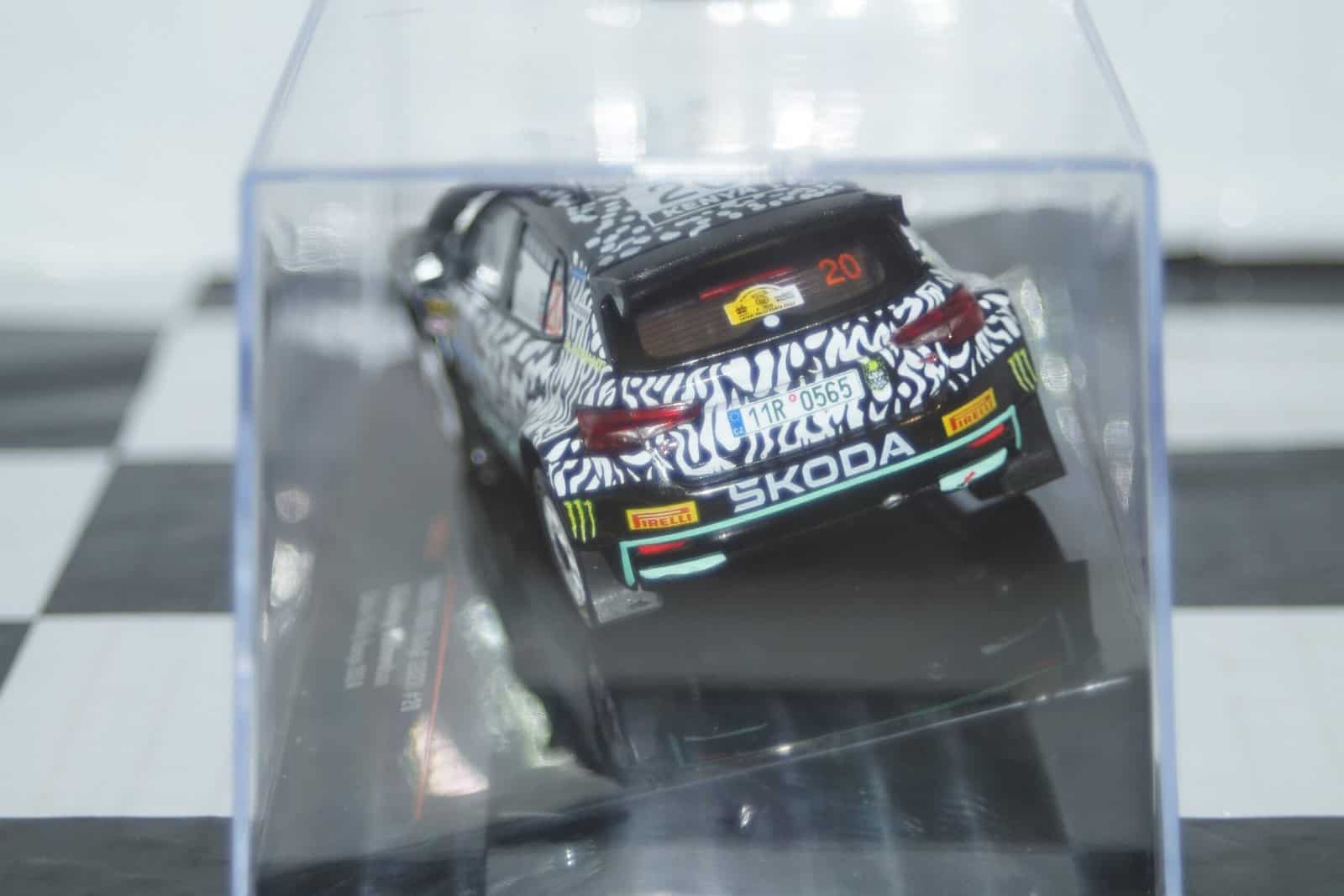 Ixo skoda fabia rally 2 safari rally kenya 2024 #20 g.solberg 1:43 diecast ram941.22