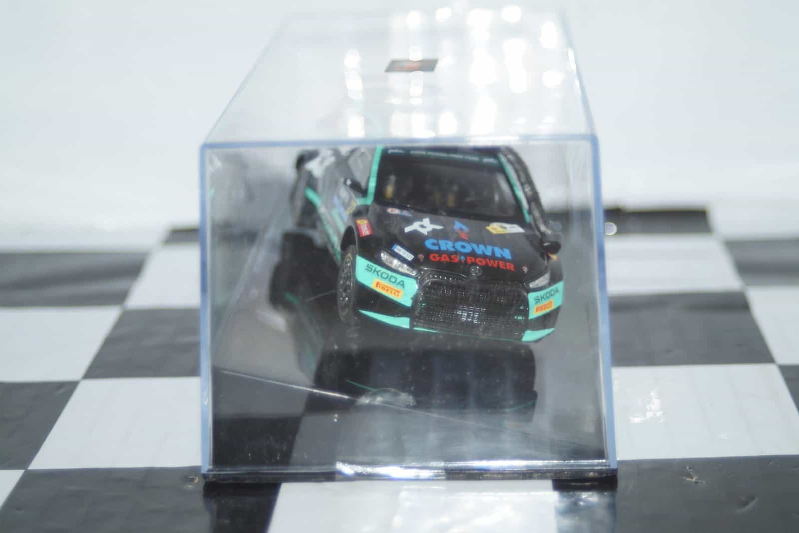 Ixo skoda fabia rally 2 winner rally kenya 2024 #22 greensmith 1:43 diecast ram940.22