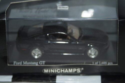 Minichamps ford mustang gt black 2005 400 084121 1:43