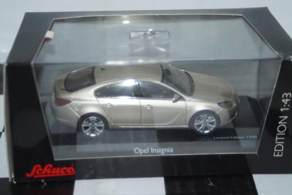 Schuco opel insignia beige metallic 1:43 scale diecast ref 07266