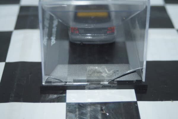 Schuco bmw 316i compact blue 1:43 scale diecast ref 04003 - cracks in case