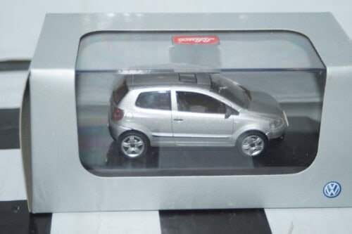 Schuco vw fox silver (dealer box) 1:43 scale diecast ref 133107