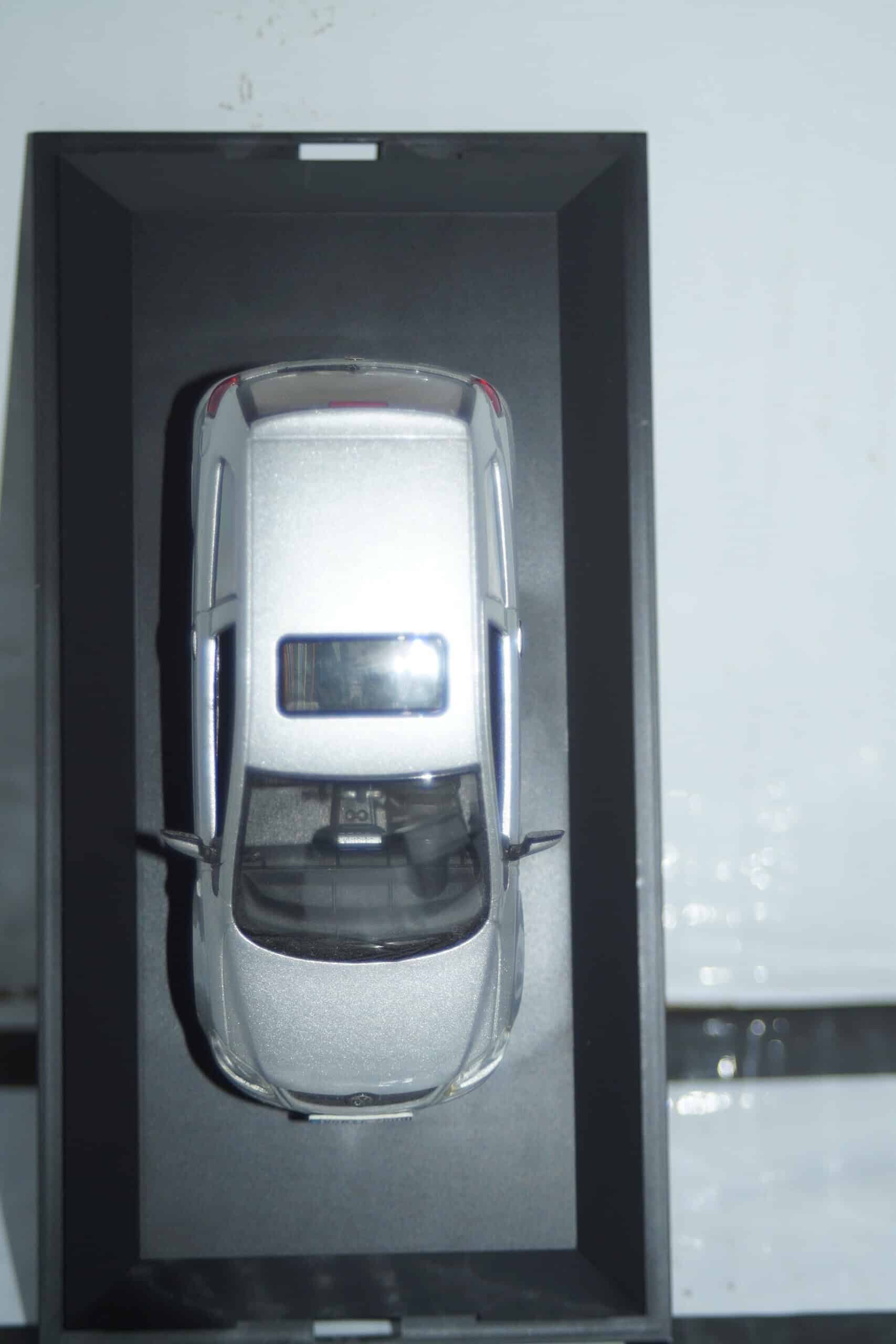 Schuco vw fox silver (dealer box) 1:43 scale diecast ref 133107