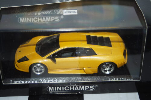 Minichamps lamborghini murcielago 2004 in yellow metallic 1:43 400 103520