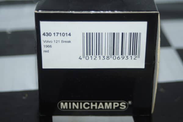Minichamps volvo 121 break 1966 in red 1:43 ref 430 171014