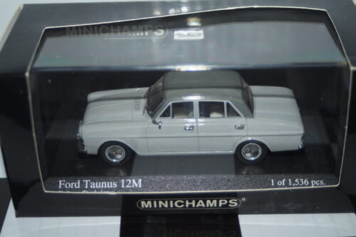 Minichamps ford taunus 12m coupe 1962 in black 1:43 ref 400 086121