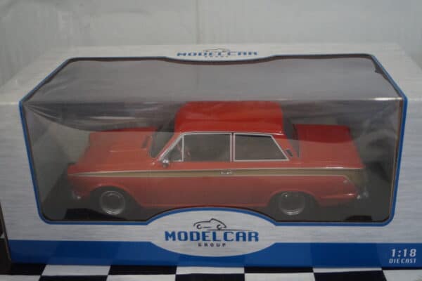 Model car group ford cortina (lotus) mk1 in red ref mcg18532 in 1:18th