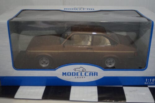 Model car group ford escort mk2 rs2000 in brown metallic mcg18530