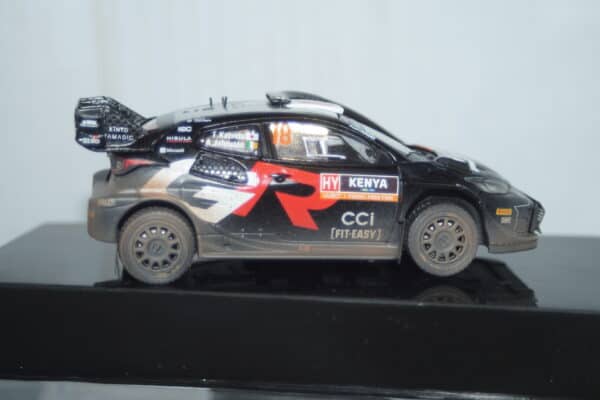 Ixo toyota gr yaris rally 1 safari rally kenya #18 2024 t.katsuta 1:43 ram937b