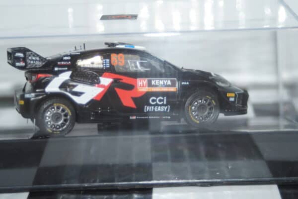 Ixo toyota gr yaris rally 1 winner safari rally kenya #69 2024 rovanpera 1:43 ram937a