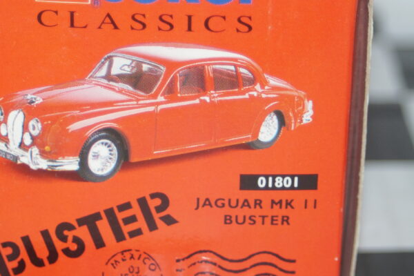Corgi jaguar mk2 from buster in red  ref 01801 1/43rd