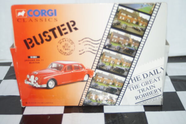 Corgi jaguar mk2 from buster in red  ref 01801 1/43rd