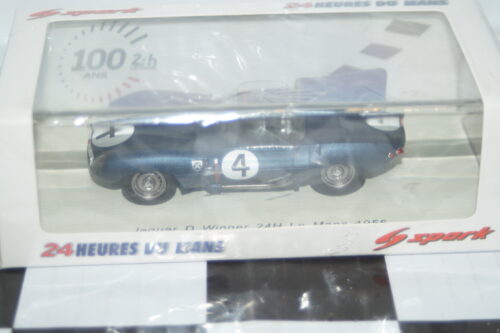 Spark jaguar d type winner 24h le mans 1956 1:43 ref 43lm56