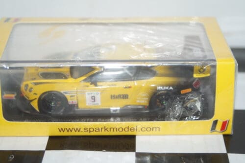 Spark bentley continental 24h spa 2017 1:43 resin sgb155 ltd 300