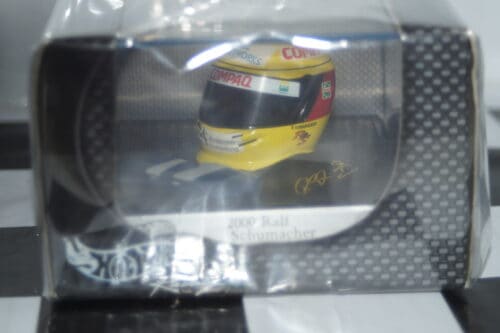 Hotwheels bell helmet & gloves ralf schumacher 2000