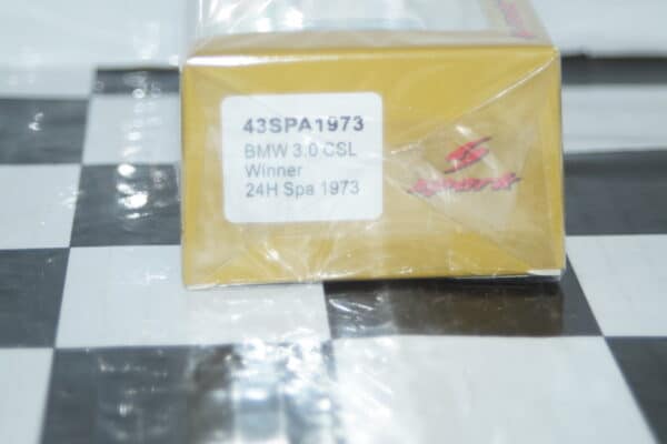 Spark bmw 3.0 csl winner 24h spa 1973 #10 1:43 resin 43spa1973