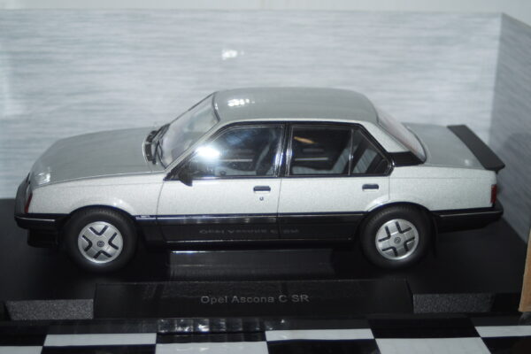 Model car group opel ascona / cavalier c sr 1981 in silver mcg18460 1:18th