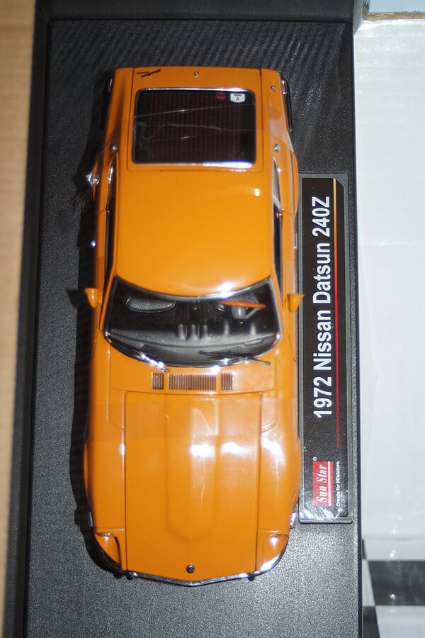 Sunstar nissan datsun 240z from 1972 in orange ref 3511