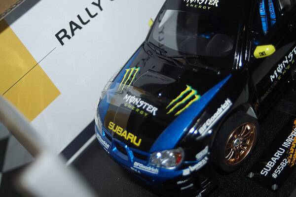 Sunstar subaru impreza wrc07 mcrae goodwood festival of speed #232 ref 5583