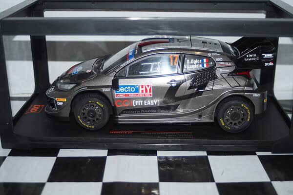Ixo toyota gr yaris winner rally finland 2024 ogier #17 1:18 18rmc216.22