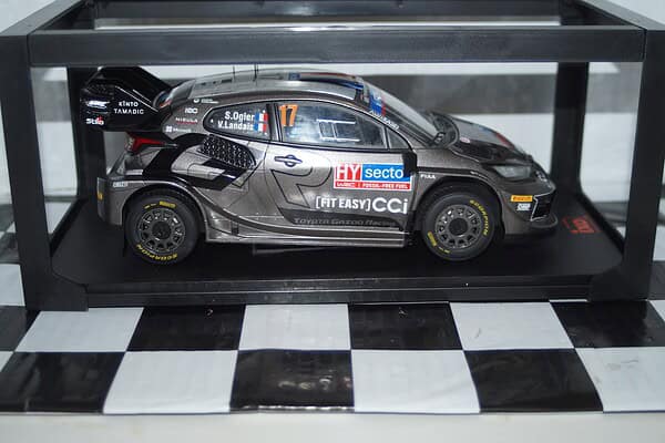 Ixo toyota gr yaris winner rally finland 2024 ogier #17 1:18 18rmc216.22