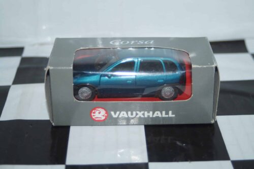 Gama vauxhall corsa turquoise in vauxhall box 1:43 scale
