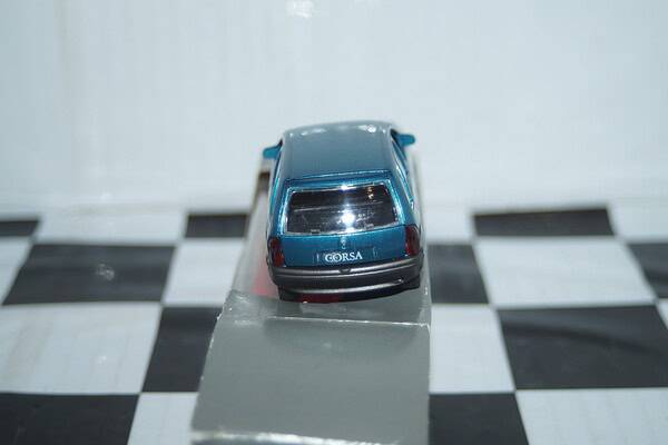 Gama vauxhall corsa turquoise in vauxhall box 1:43 scale