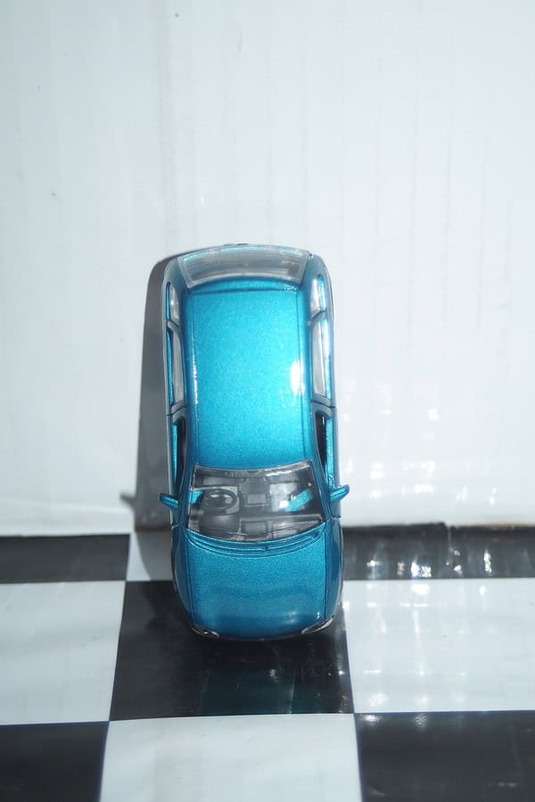 Gama vauxhall corsa turquoise in vauxhall box 1:43 scale