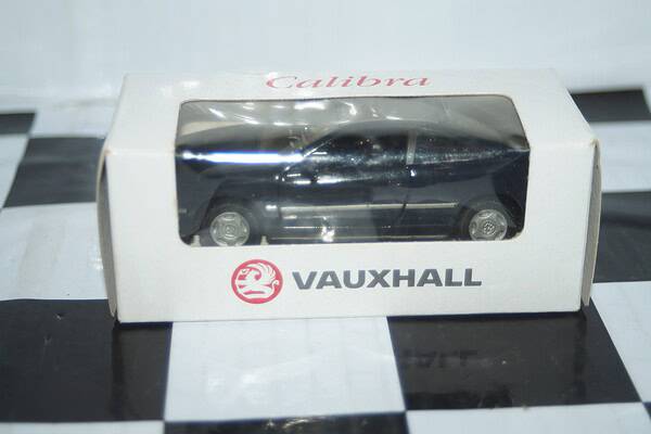 Gama vauxhall calibra 16v blue in vauxhall box in 1:43 scale diecast
