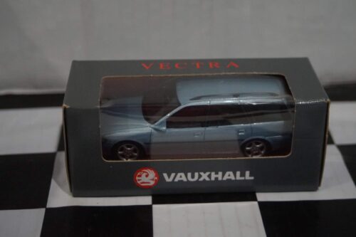 Schuco vauxhall / opel vectra estate blue in dealer box @ 1:43 scale