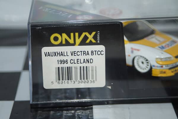 Onyx vauxhall vectra btcc 1996 cleland 1:43 scale