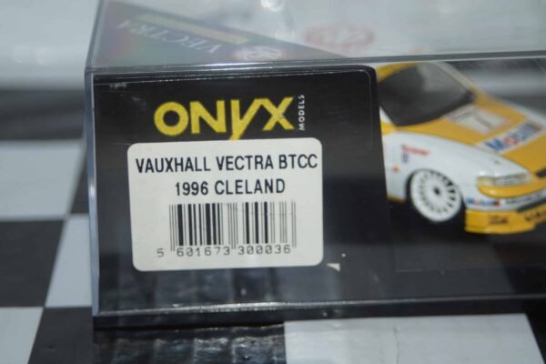Onyx vauxhall vectra btcc 1996 cleland 1:43 vauxhall issue