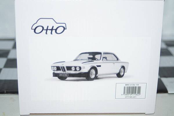 Otto bmw 3.0 csl white 1972 1:18 ot1145
