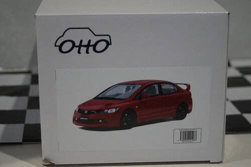 Otto honda civic mugen rr fd2 milan red 2008 ot1019 1:18