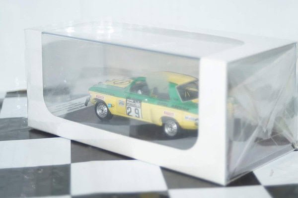 Trofeu opel ascona 8th rac rally #29 1973 l.carlsson 1/43 dsn1:43-155