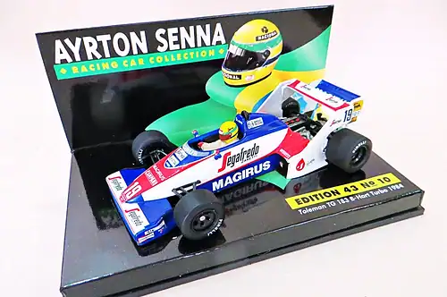 Minichamps toleman tg 183 b-hart ayrton senna collection 1984 in 1:43