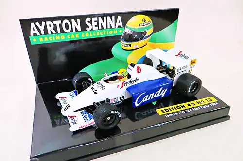 Minichamps toleman tg 184-hart ayrton senna collection 1984 in 1:43