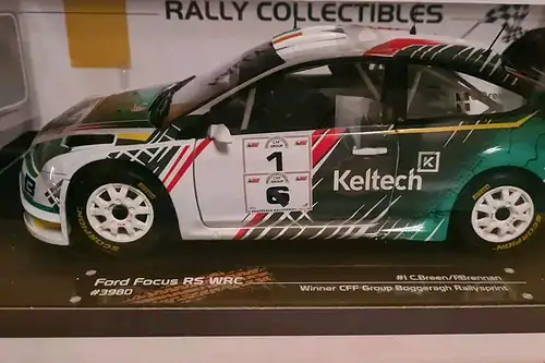 Sunstar ford focus rs wrc 06 c.breen #1 winner boggeragh rallysprint  ref 3980 1:18