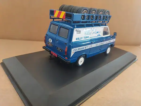 Ixo ford transit mk11 billy coleman rally team 1:43 scale rac444x