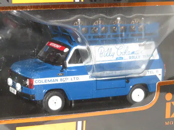Ixo ford transit mk11 billy coleman rally team 1:43 scale rac444x