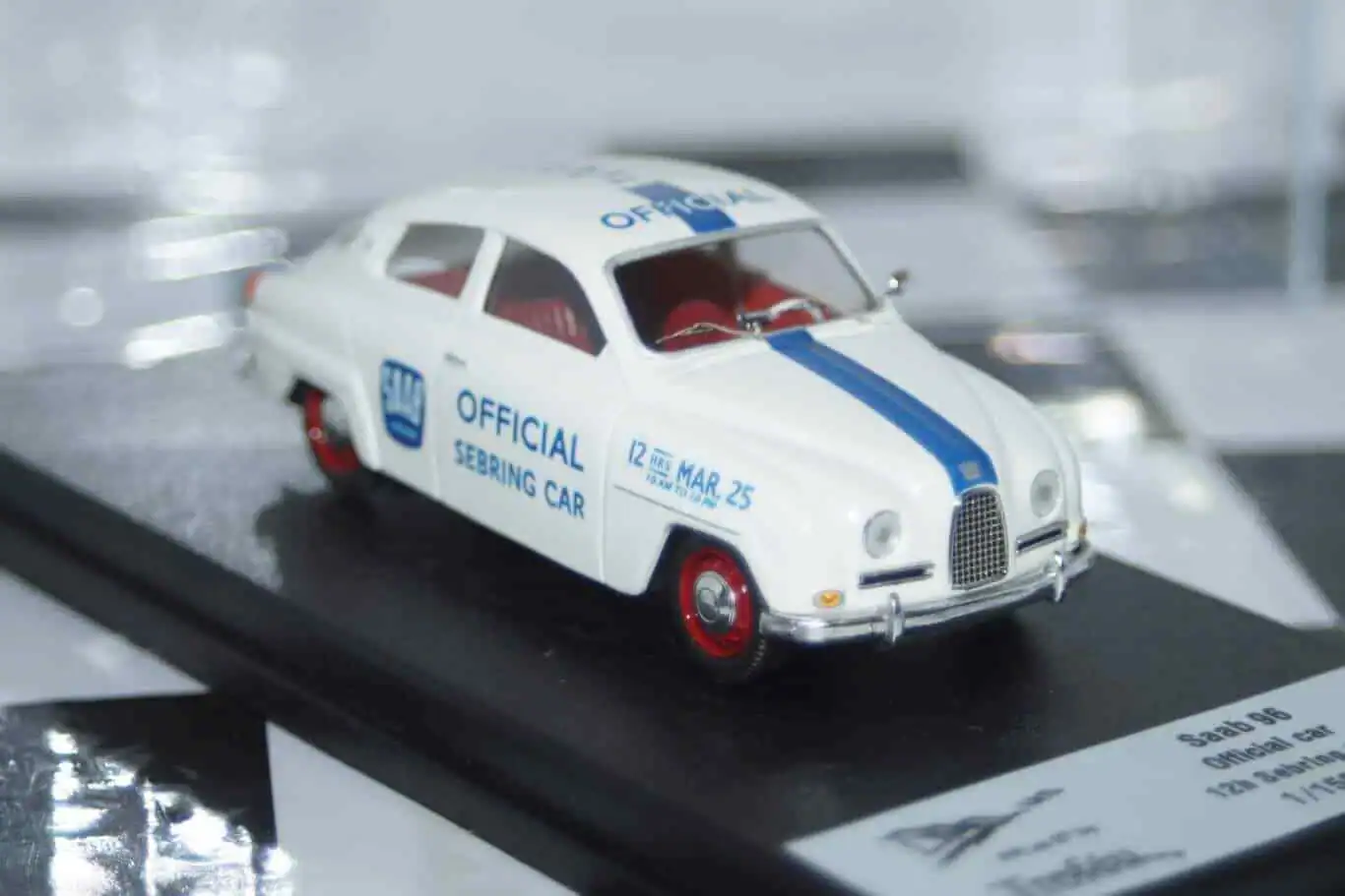 Trofeu saab 96 official car 12h sebring 1961 rr.us 07 resin 1:43