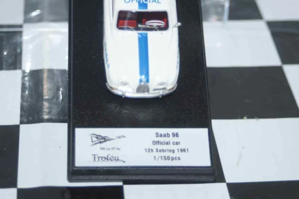 Trofeu saab 96 official car 12h sebring 1961 rr.us 07 resin 1:43