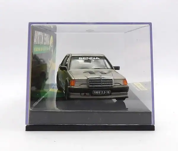 Minichamps mercedes benz 190e 2.3 1984 ayrton senna collection in 1:43
