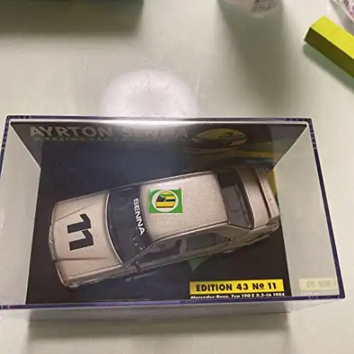 Minichamps mercedes benz 190e 2.3 1984 ayrton senna collection in 1:43