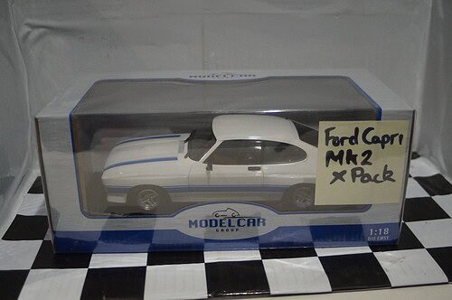Model car group ford capri mk2 x pack white mcg18347