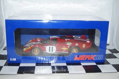 Werk83 ferrari 512s #11 le mans 24h 1970 1:18 diecast w18053002