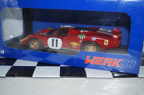 Werk83 ferrari 512s #11 le mans 24h 1970 1:18 diecast w18053002
