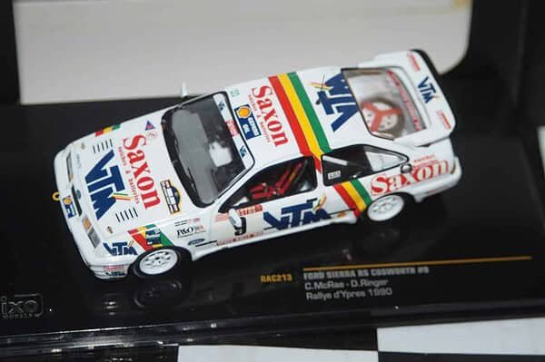 Ixo ford sierra rs cosworth d`ypres rally 1990, colin mcrae rac213