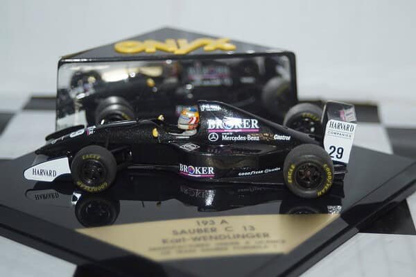 Onyx sauber c 13 #29 karl wendlinger in 1:34 ref 193a