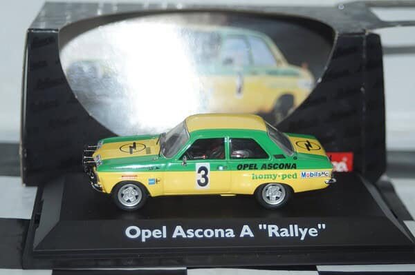 Schuco opel ascona a tuning rallye 1:43 ref 02656